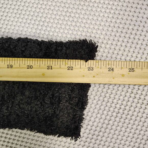 Ariat Fleece Snap Jacket Black Sherpa Teddy Women's Large Cowgirl Western Ranch - Picture 9 of 9